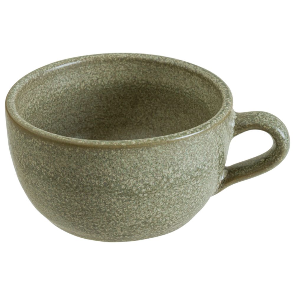 Bonna Kaffeetasse Adelfa Ripple; 205 ml, 9.7x5.5 cm (ØxH); grün; 6 Stück / Pack