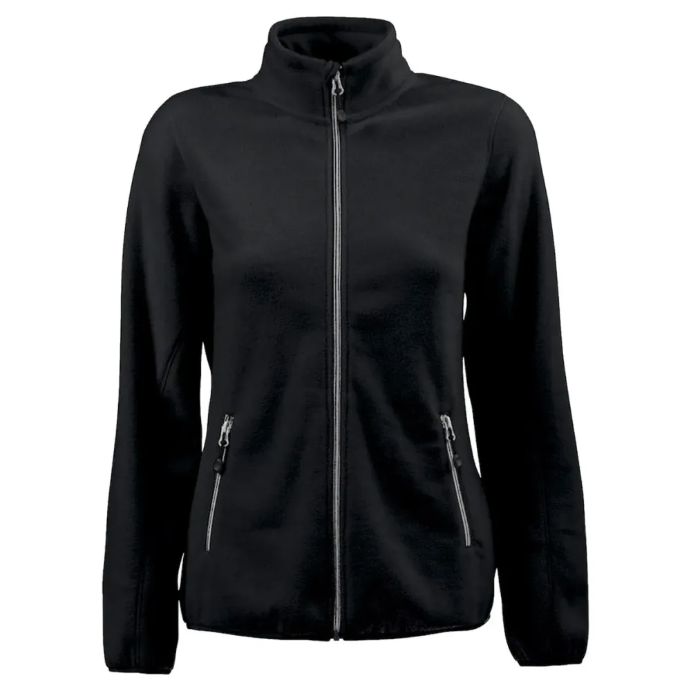 Printer Active Wear Damen-Fleecejacke Fynn; Kleidergrösse 2XL; schwarz