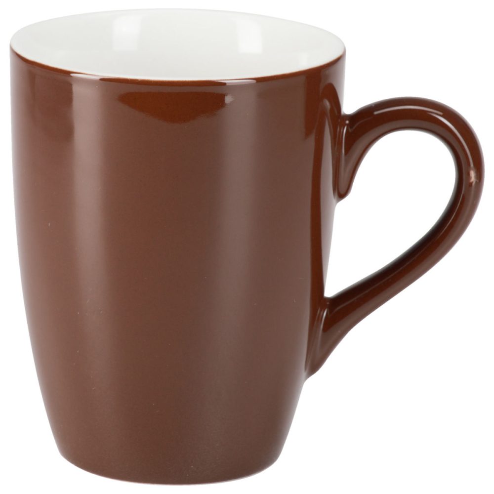 PULSIVA Kaffeebecher Joy 2.0; 330 ml, 8.3x10.8 cm (ØxH); braun; rund; 6 Stück / Pack