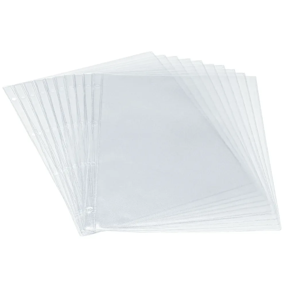 PULSIVA Transparenthülle für Speisekarten Nissa; DIN A4; transparent; 10 Stück / Pack