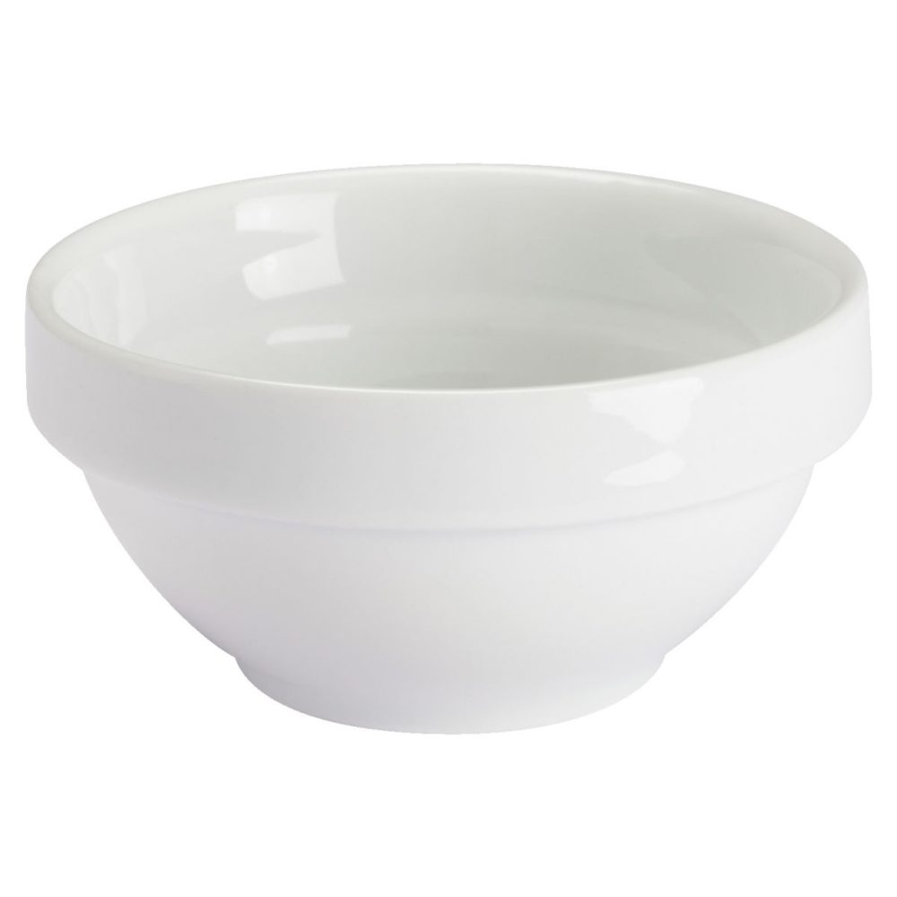 PULSIVA Vorteilspack Porzellan-Schüssel Sao Paulo 42-teilig; 30 ml, 6x3 cm (ØxH); weiss; rund; 42 Stück / Pack