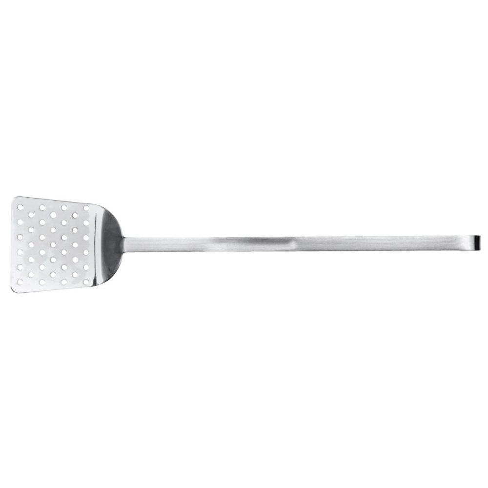 PULSIVA Pfannenwender Valuo langstielig gelocht; 46.5 cm (L); silber