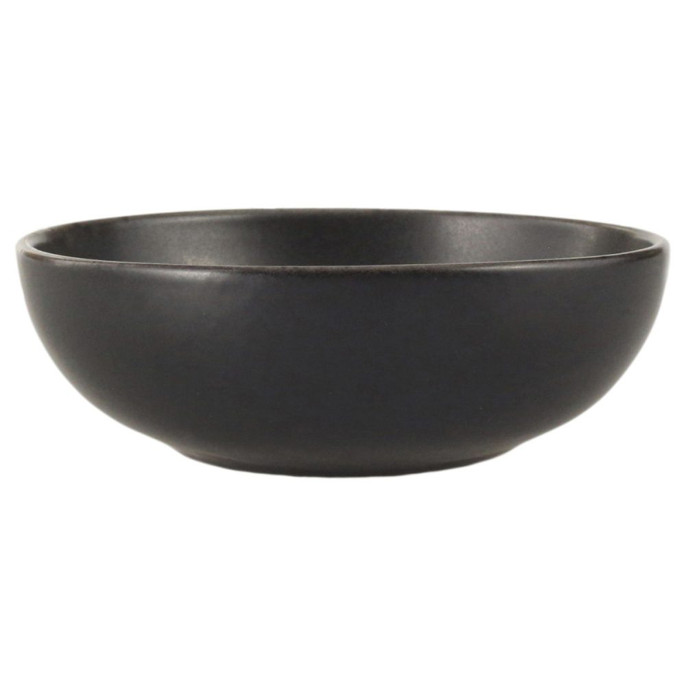 Porland Schale Ironstone; 130 ml, 10.3x3.5 cm (ØxH); dunkelbraun/schwarz; rund; 6 Stück / Pack
