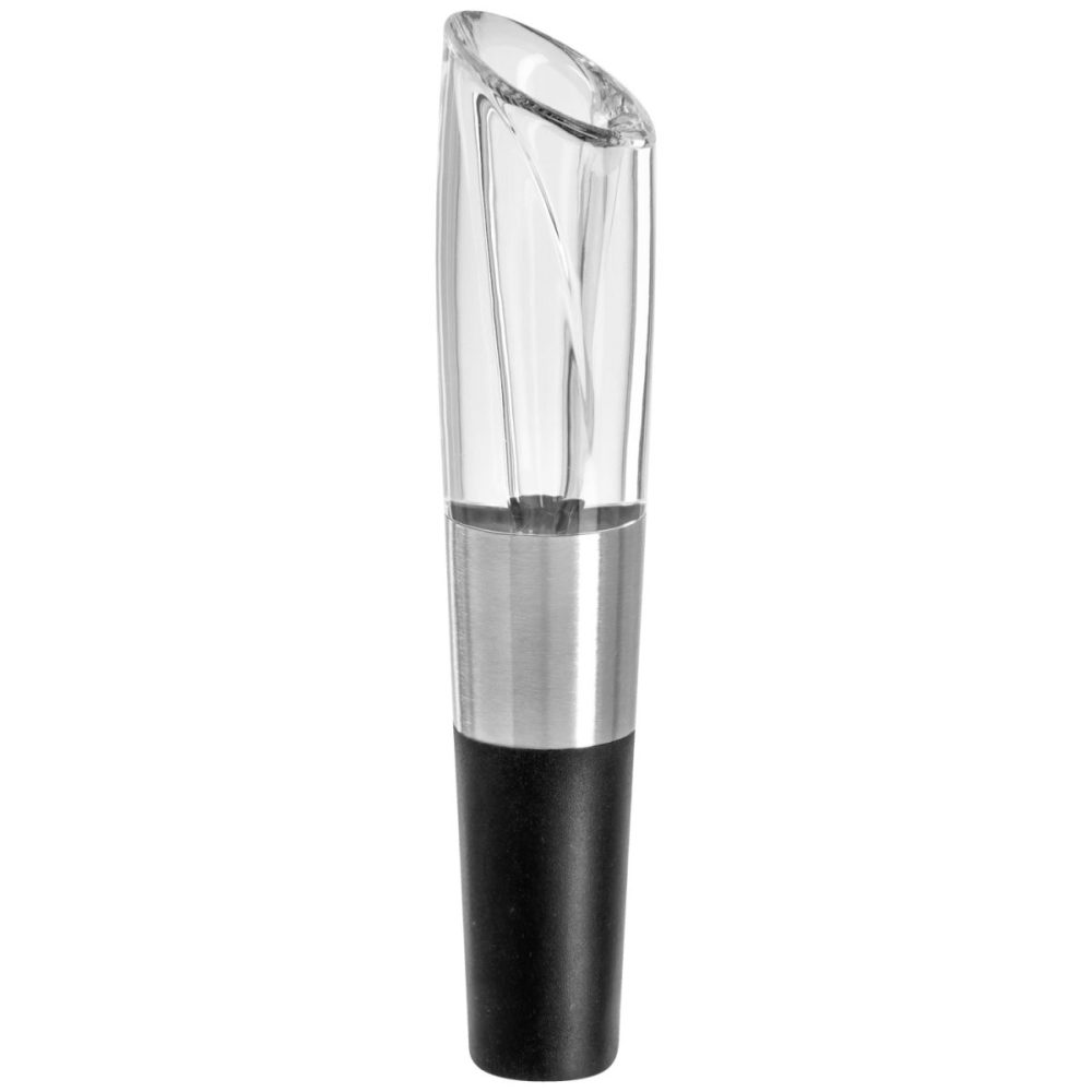 VEGA Weinausgiesser Adalind; 11.5 cm (H); schwarz/transparent