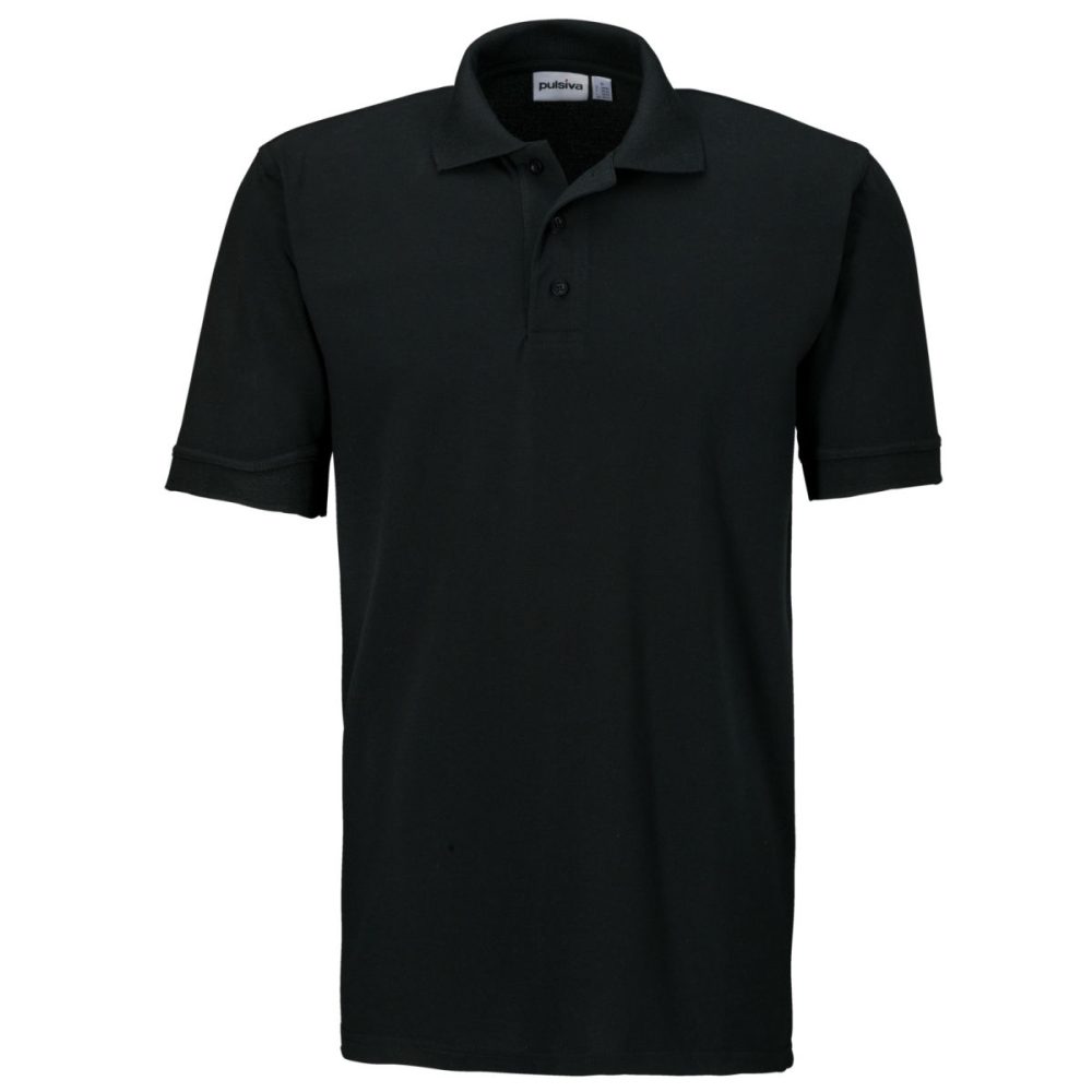 PULSIVA Herren Polo-Shirt Sunny Halbarm; Kleidergrösse 2XL; schwarz