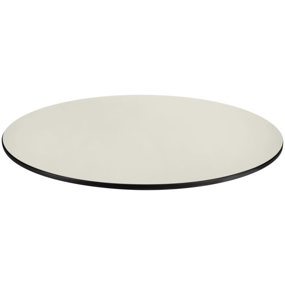 VEGA Outdoor-HPL Tischplatte Compa rund; 60 cm (Ø); beige; rund