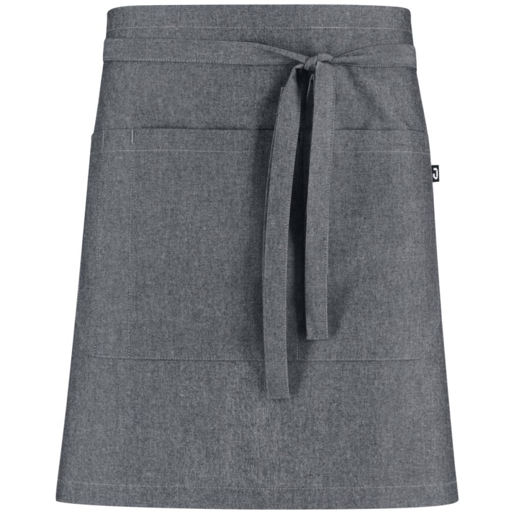 JOBELINE Schürze Nando Chambray 45x80 cm (LxB); 45x80 cm (LxB); grau