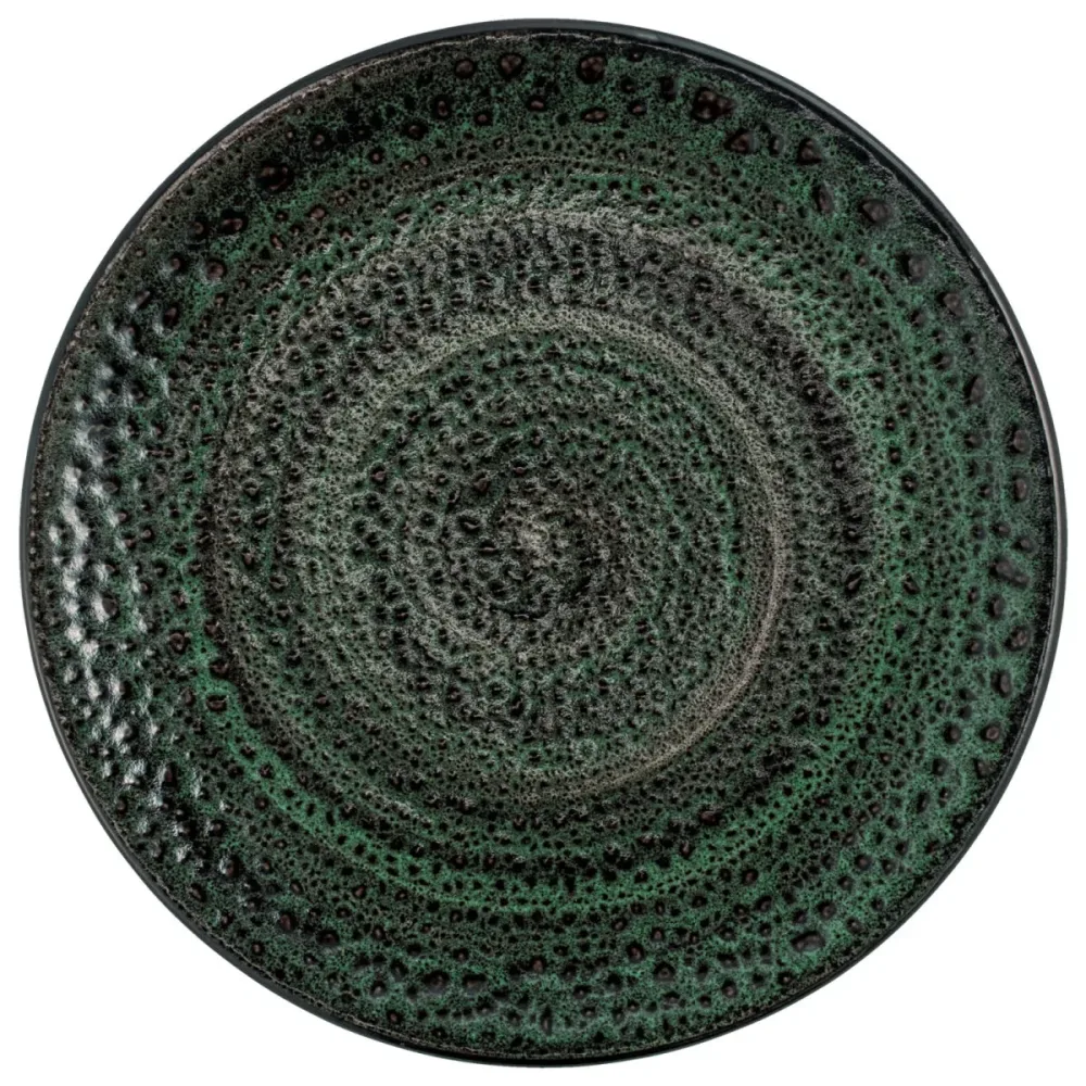 VEGA Teller flach Black Reef rund; 25 cm (Ø); grün/schwarz; rund; 6 Stück / Pack