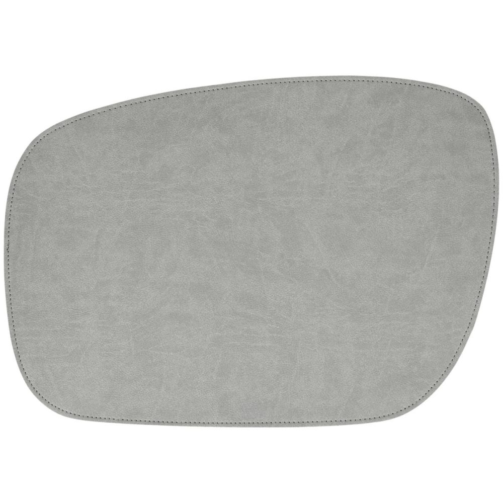 ERWIN M. Tischset Abbotsford organisch; 31x41 cm (BxL); grau; organisch; 2 Stück / Pack