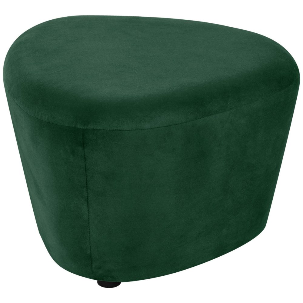 VEGA Hocker Norsk Samt; 43x43x46 cm (BxTxH); tannengrün