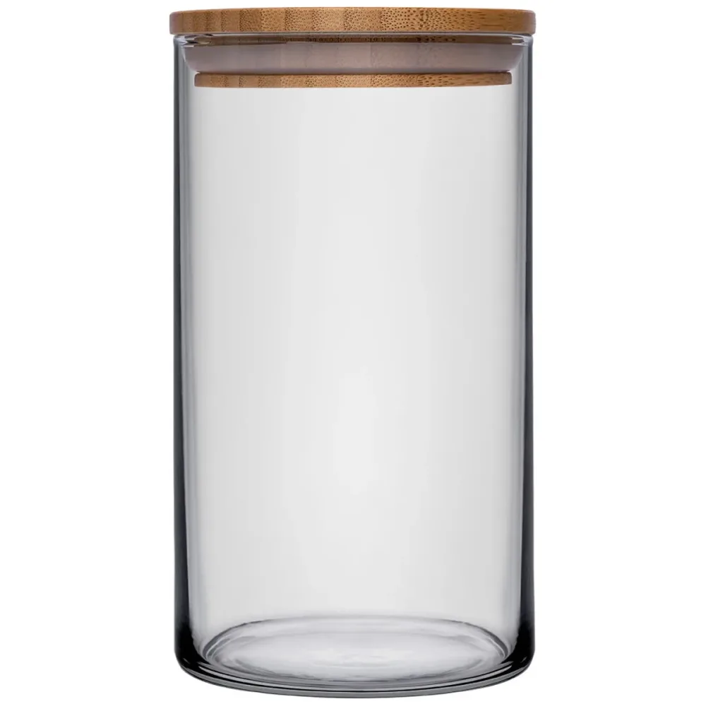 Pasabahçe Vorratsglas  Bamboo; 1480 ml, 10.9x19.1 cm (ØxH); natur/transparent