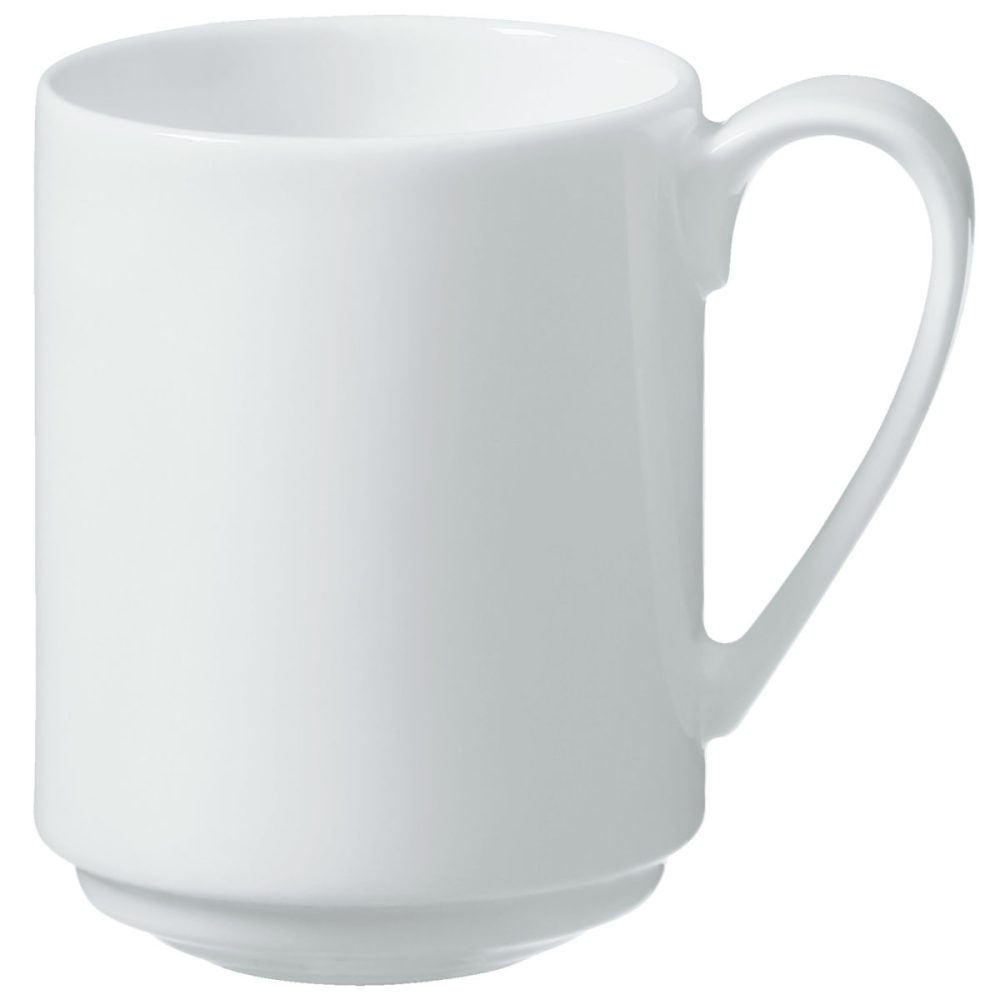 VEGA Becher-Obertasse Pallais; 320 ml, 7.5x10 cm (ØxH); weiss; rund; 6 Stück / Pack