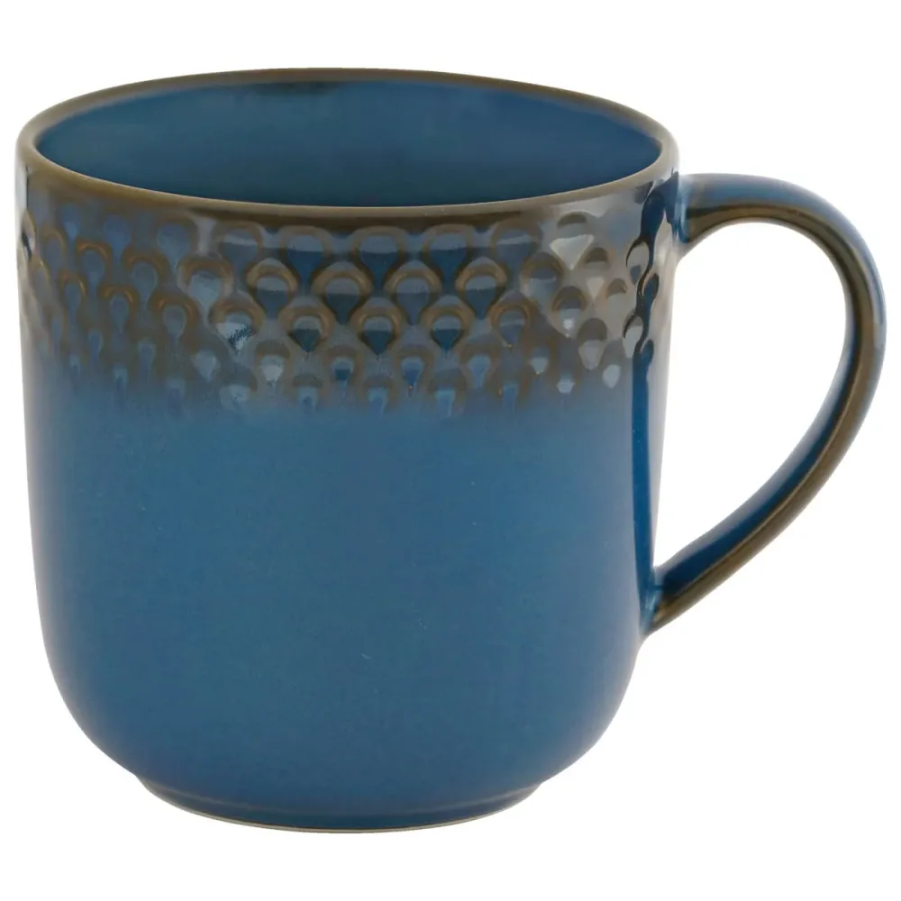 VEGA Becher-Obertasse Aranda; 380 ml, 9x9 cm (ØxH); blau; 4 Stück / Pack