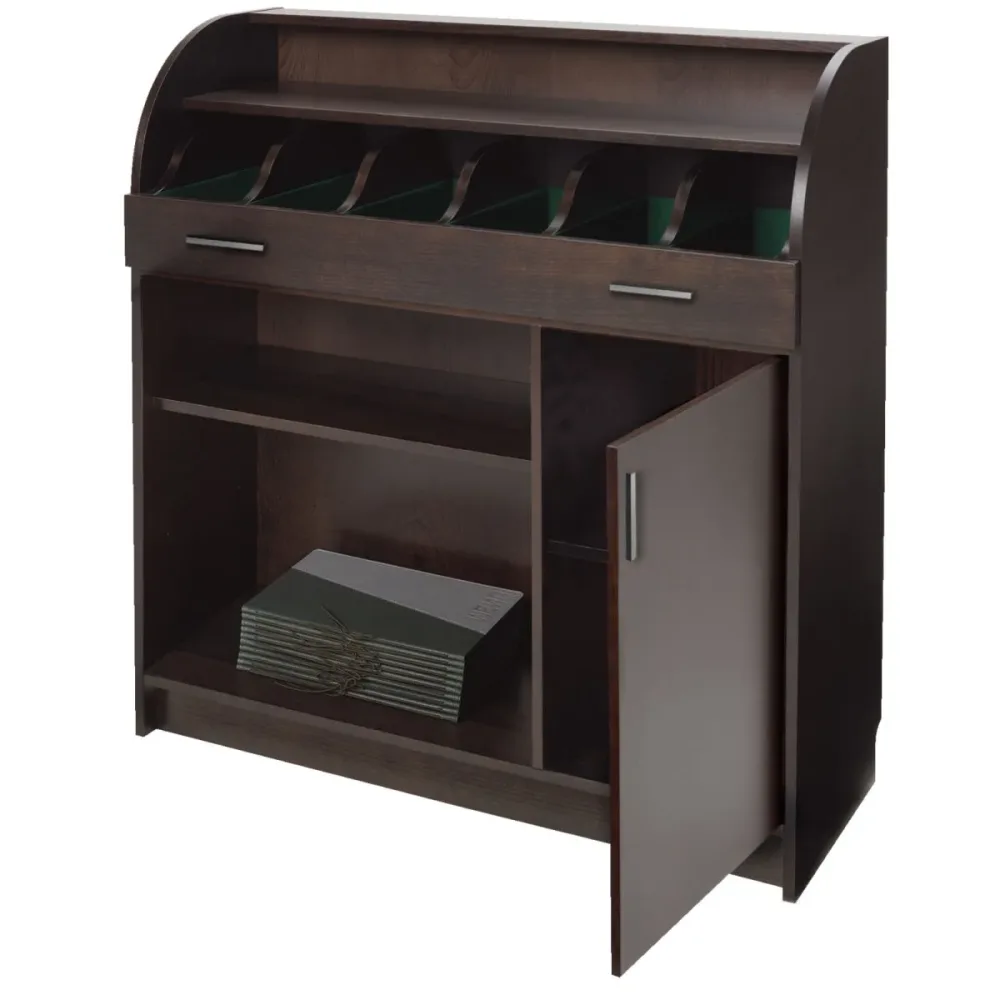 VEGA Besteckschrank Aldeno breit; 100x38x105 cm (BxTxH); braun