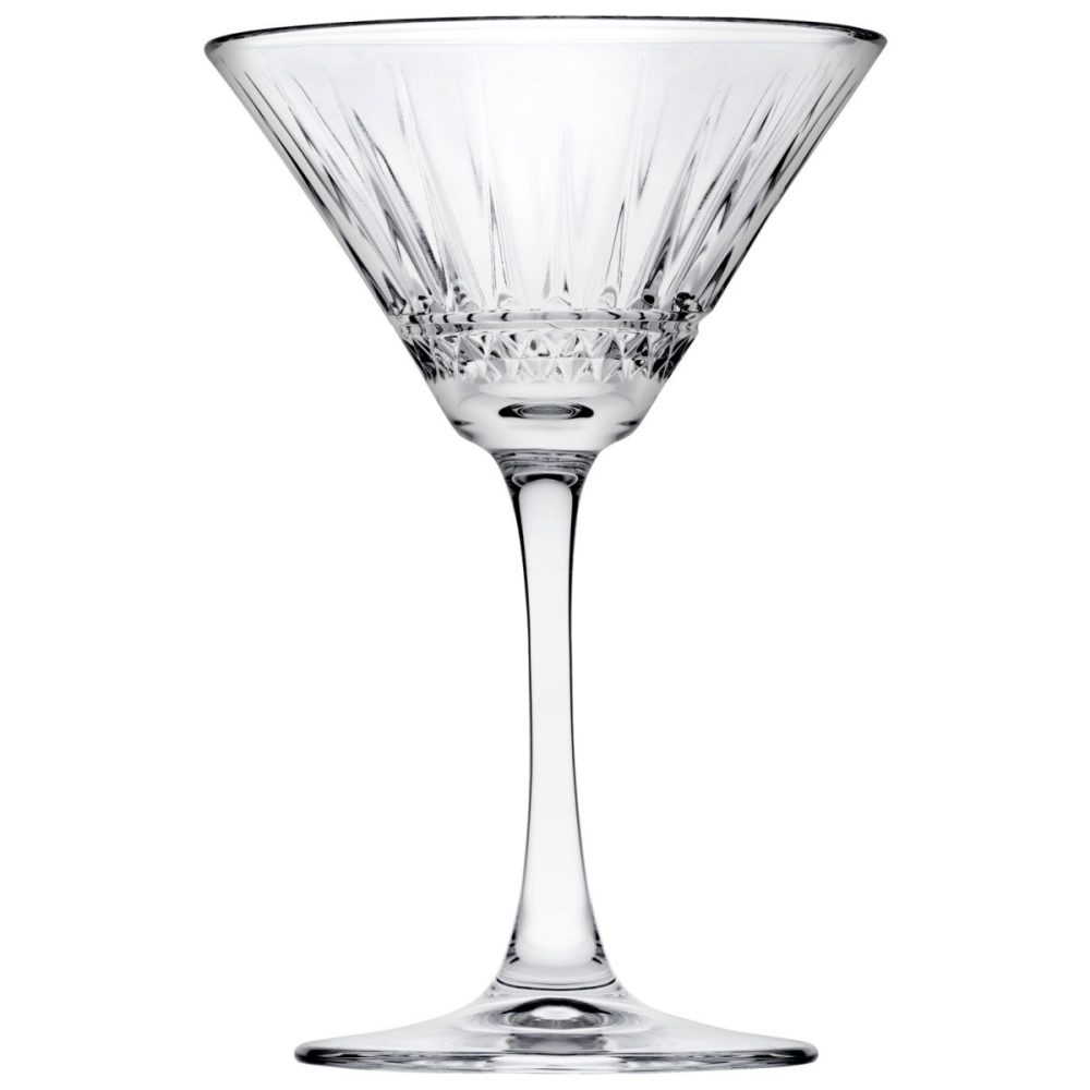 Pasabahçe Martiniglas Elysia mit Rillen; 220 ml, 11.6x17.2 cm (ØxH); transparent; 6 Stück / Pack