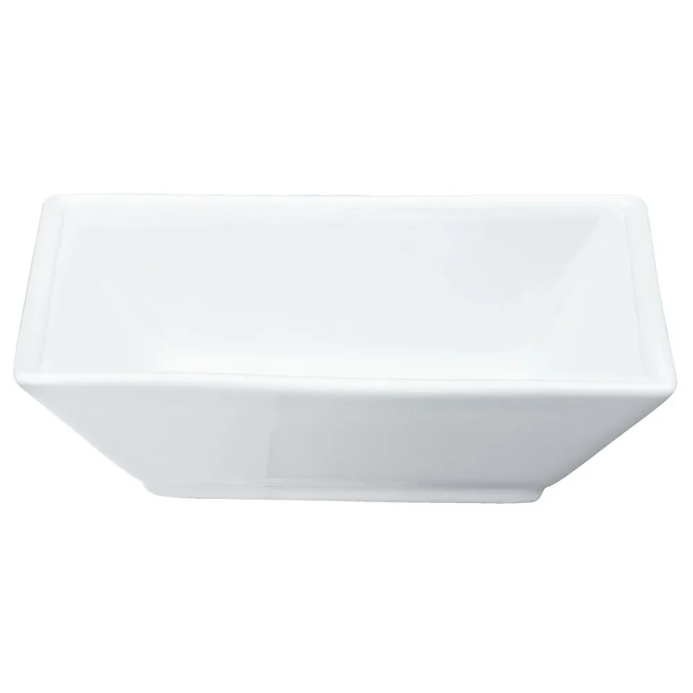 PULSIVA Mini-Schälchen Teha; 50 ml, 10x7x3 cm (LxBxH); weiss; rechteckig; 12 Stück / Pack