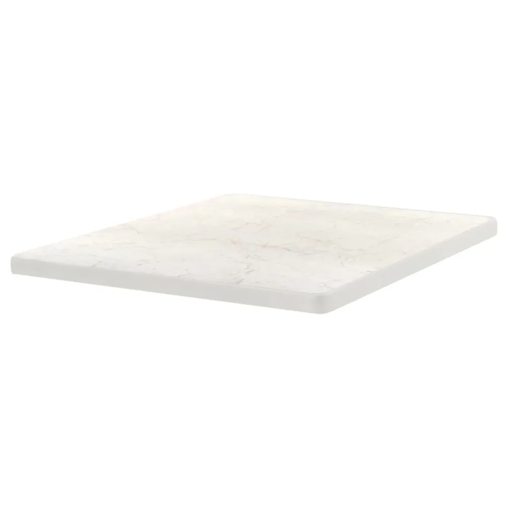 PULSIVA Tischplatte Sevelit quadratisch; 70x70 cm (LxB); weiss; quadratisch