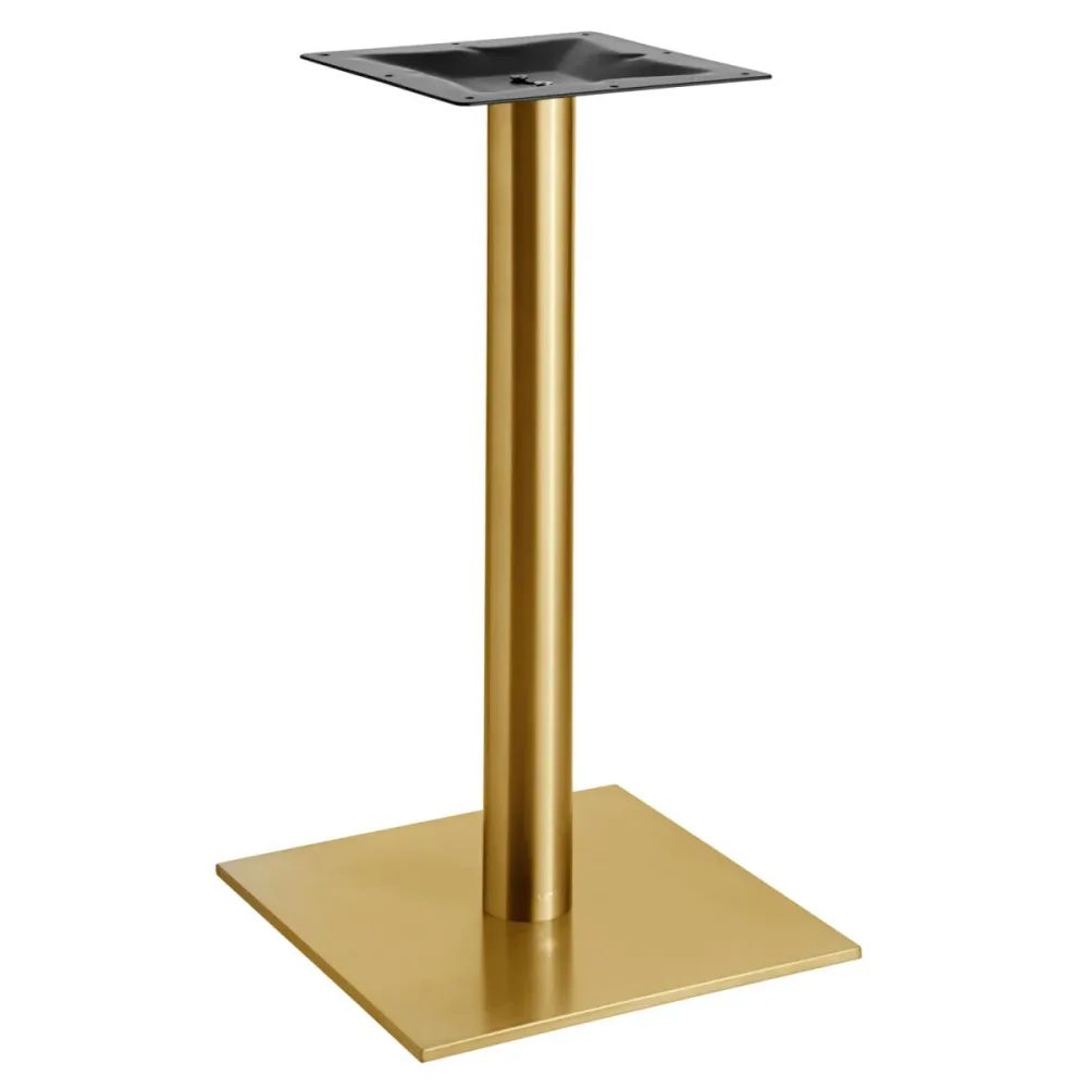 VEGA Indoor Tischgestell Orio eckig; 40x40x72 cm (BxLxH); gold; quadratisch