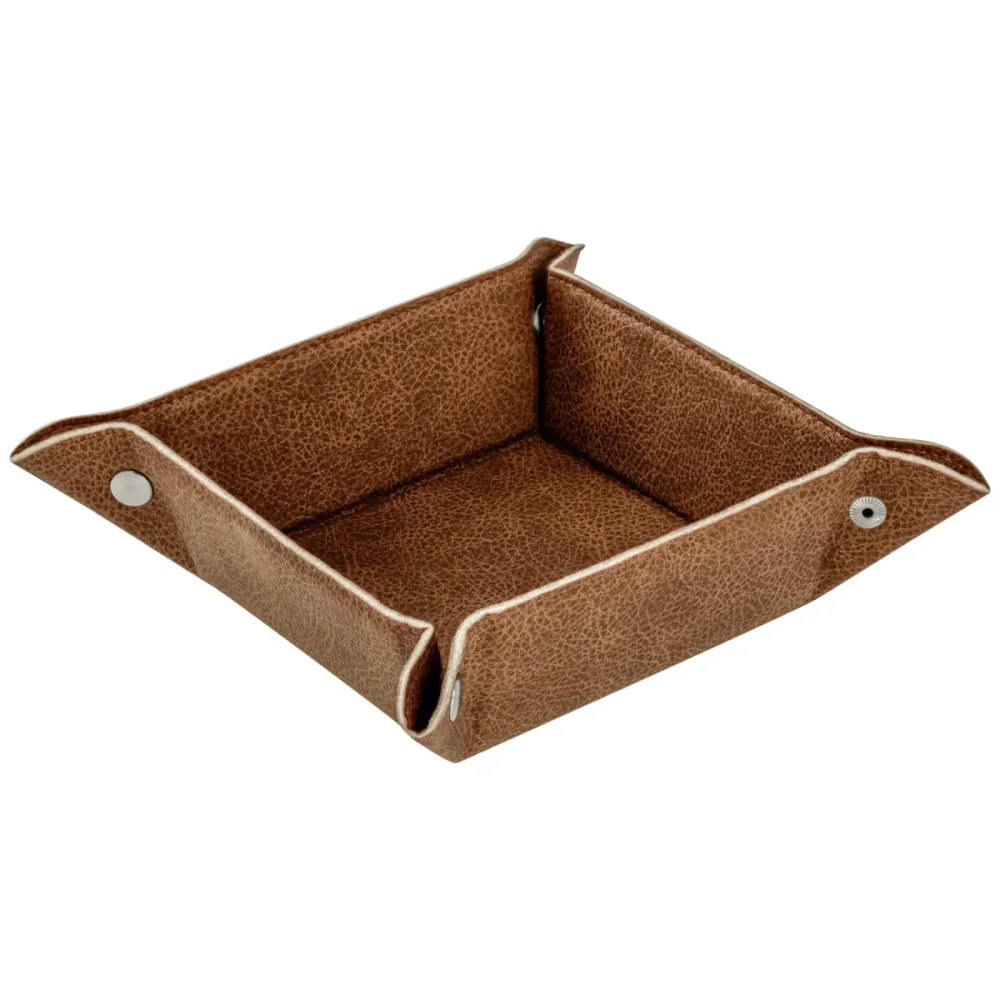 VEGA Brot-/Obstschale Shana; 16x16x5.5 cm (LxBxH); braun; quadratisch
