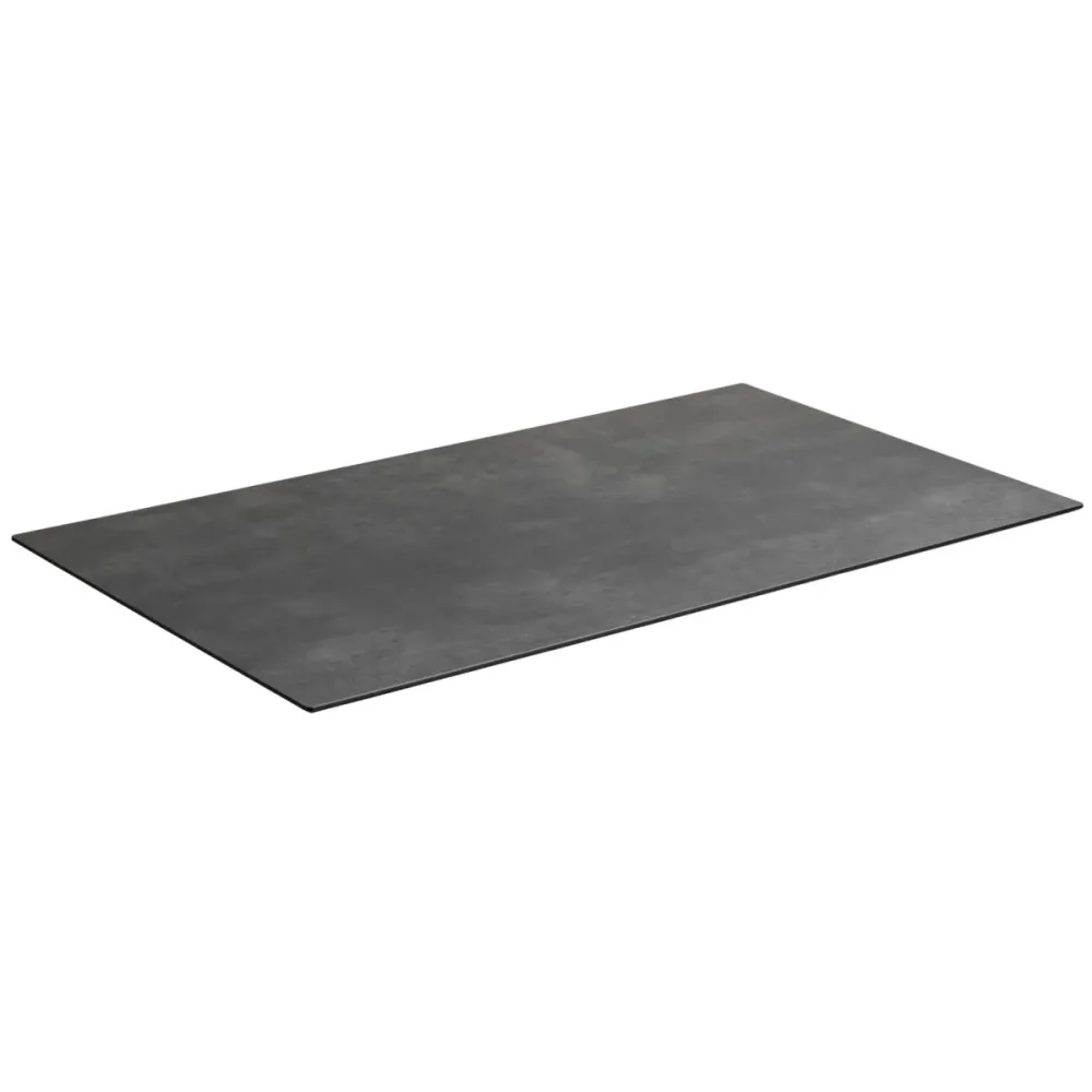 VEGA Outdoor Tischplatte Lift rechteckig; 120x80 cm (LxB); beton; rechteckig