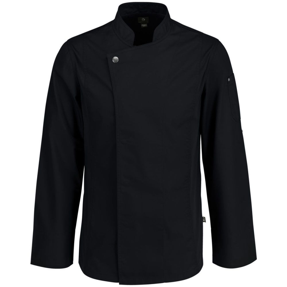 JOBELINE Herren Kochjacke Carter Langarm; Kleidergrösse 54; schwarz