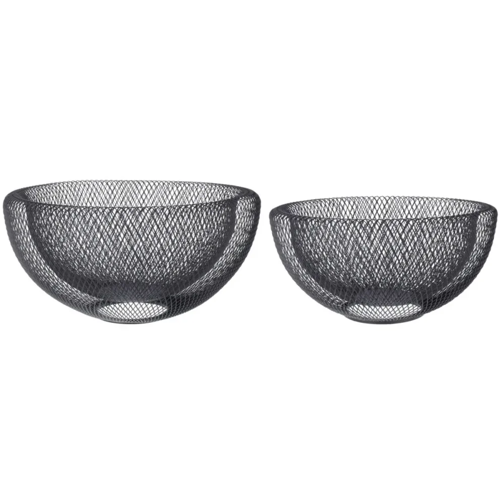 VEGA Korb-Set Indianola; 29.5x15 cm (ØxH); schwarz