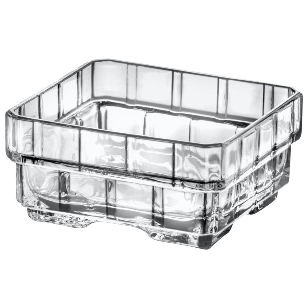 RCR Glasschale Stack; 120 ml, 9.6x9.6x3.6 cm (LxBxH); transparent; 6 Stück / Pack