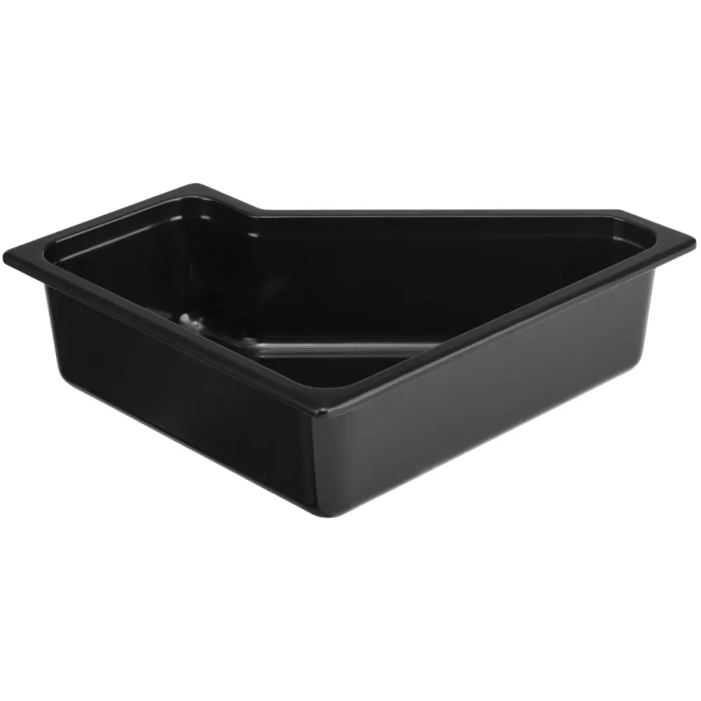 VEGA GN-Behälter Melamin GN 3/6; GN 3/6, 35.3x32.5x10 cm (LxBxT); schwarz