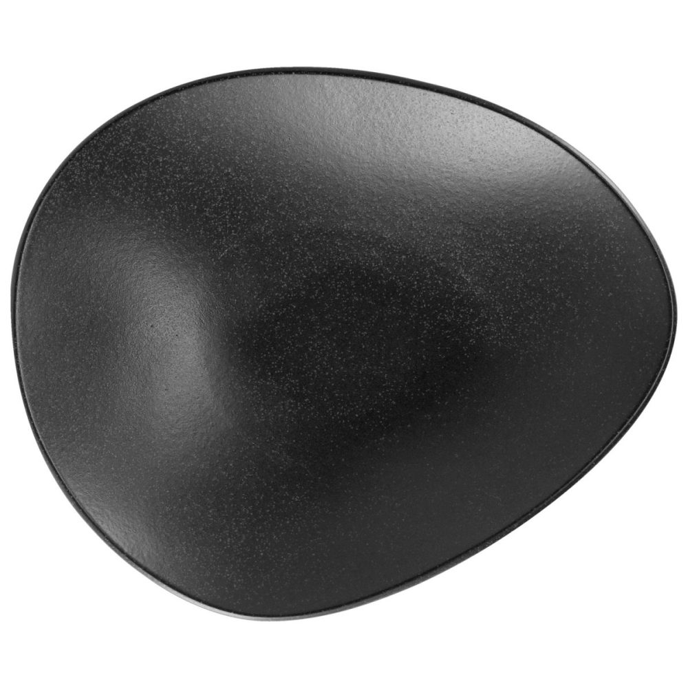 VEGA Teller flach Masca organisch; 21x17.7 cm (LxB); schwarz; organisch; 6 Stück / Pack
