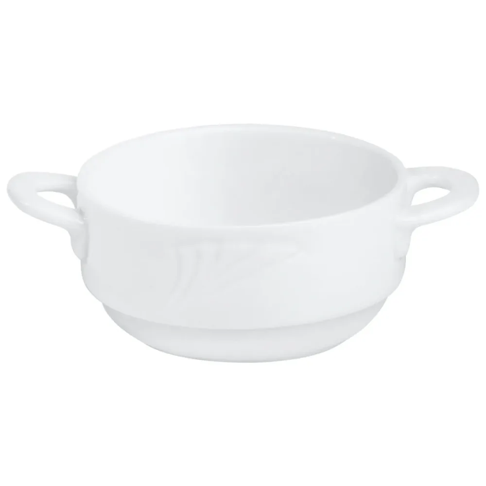 PULSIVA Suppentasse Swing 2.0; 220 ml, 10x5 cm (ØxH); weiss; rund; 6 Stück / Pack