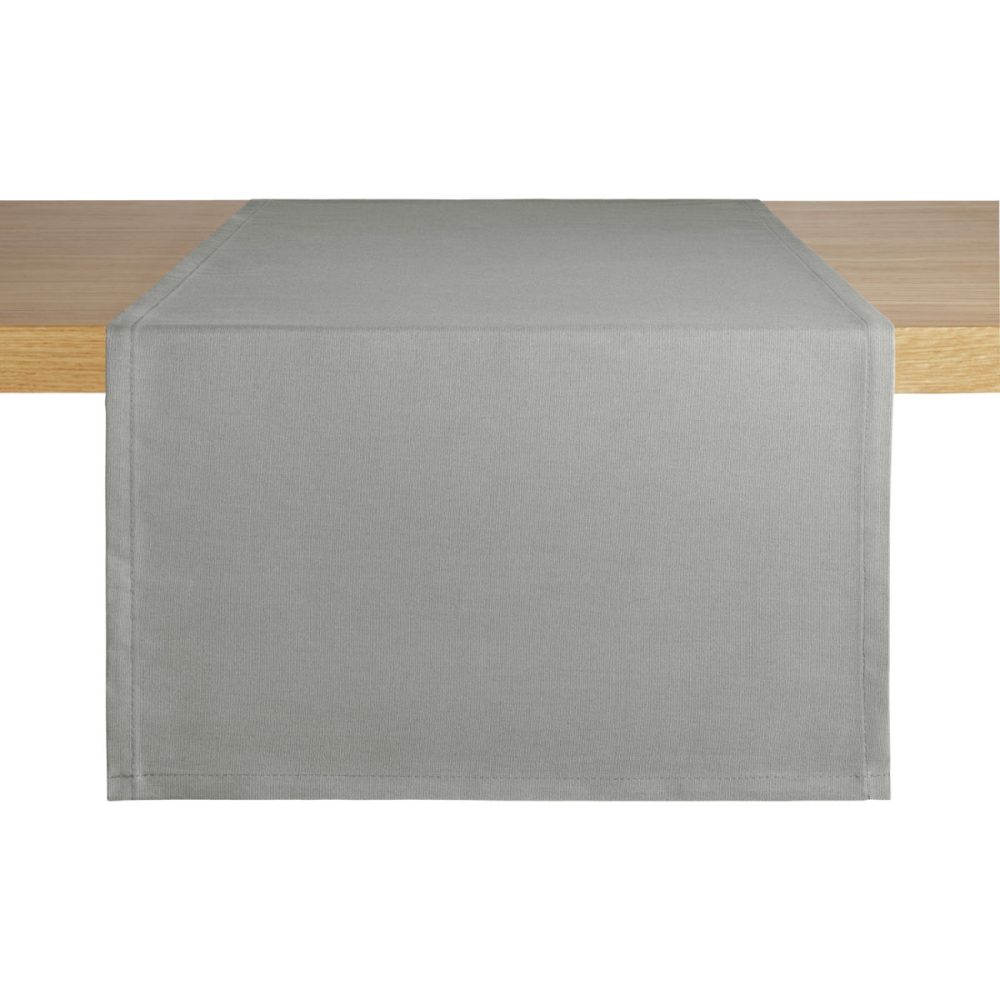 ERWIN M. Tischläufer Blanca; 40x130 cm (BxL); grau; rechteckig