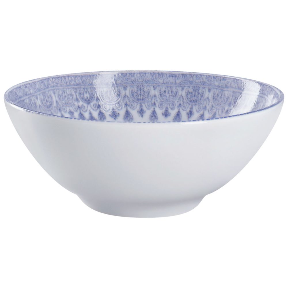 VEGA Schale Nonna; 500 ml, 15x6 cm (ØxH); weiss/blau; rund; 6 Stück / Pack