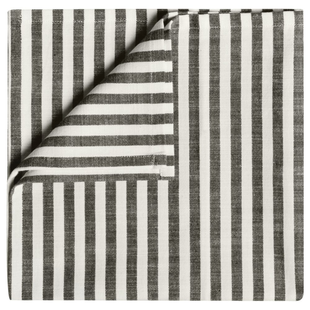 ERWIN M. Serviette Glava; 50x50 cm (BxL); cremeweiss/anthrazit; 6 Stück / Pack