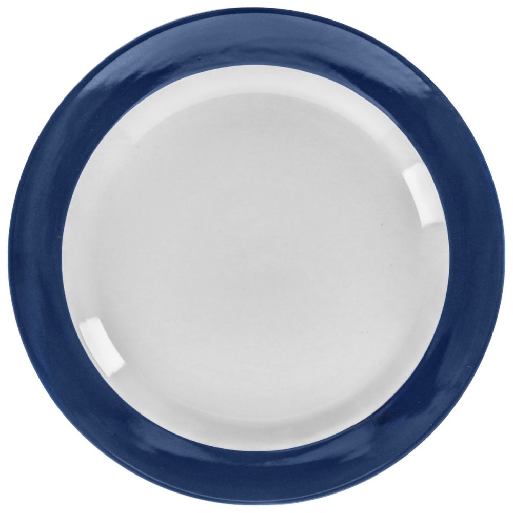 PULSIVA Teller Joy 2.0 flach; 21 cm (Ø); blau; rund; 6 Stück / Pack