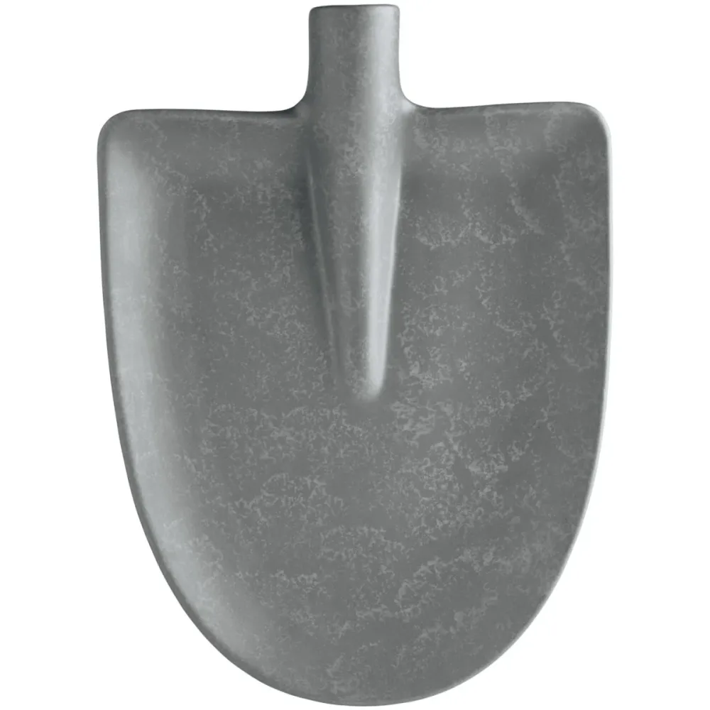 VEGA Servierschaufel Kelda rund; 25.5x21.8x2.5 cm (LxBxH); anthrazit; halbrund; 2 Stück / Pack