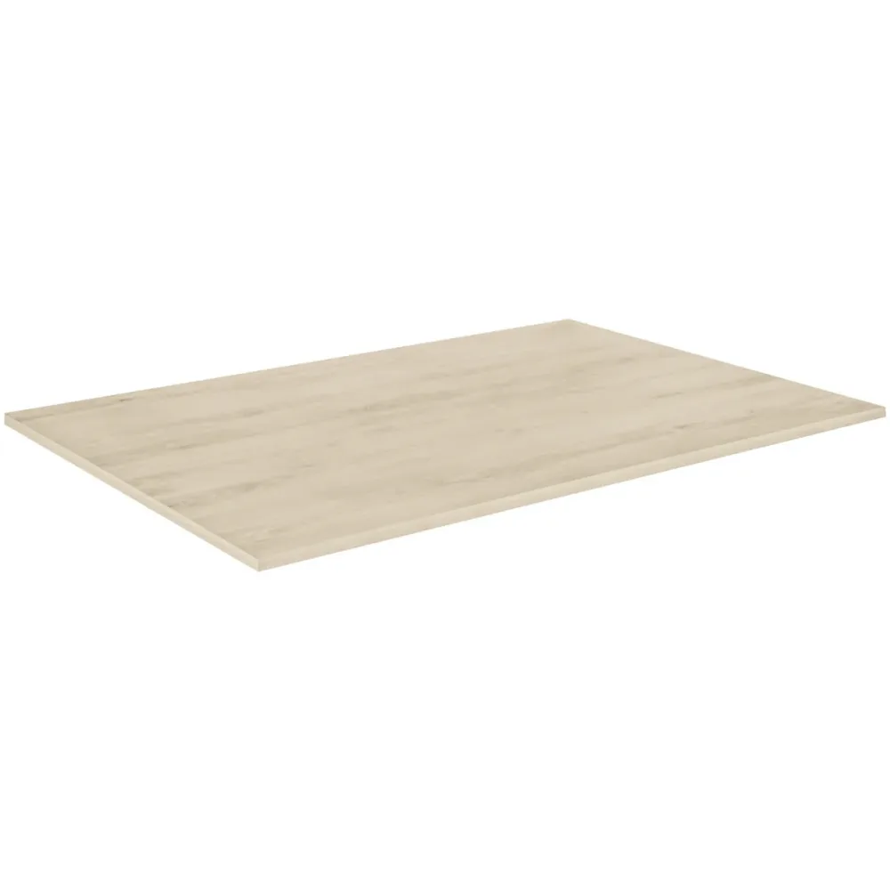 PULSIVA Tischplatte Solona rechteckig; 120x80x1.9 cm (LxBxH); buche; rechteckig