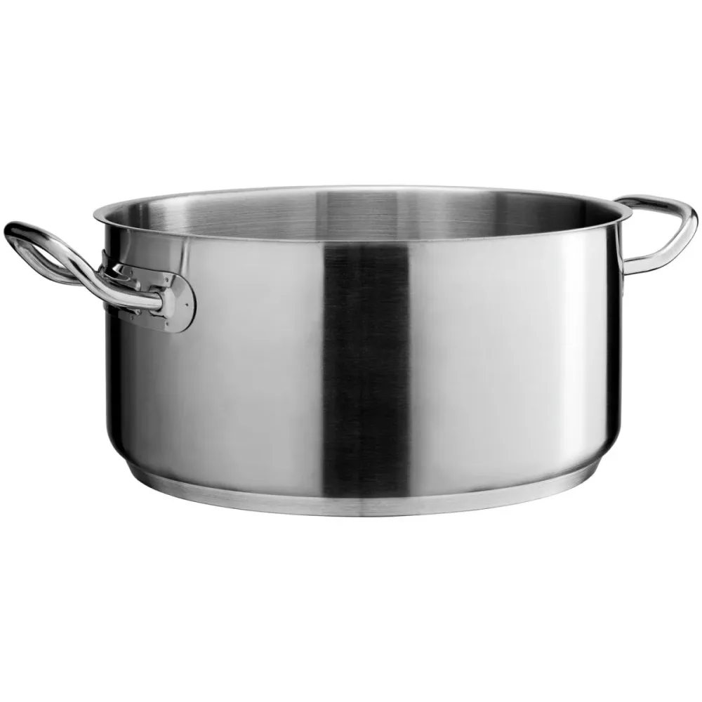 VEGA Bratentopf Professional ohne Deckel; 8000 ml, 28x13.5 cm (ØxH); silber; rund