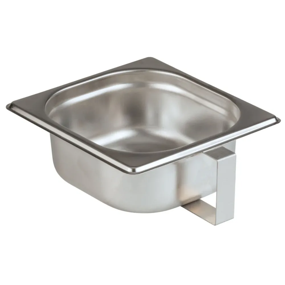 PULSIVA GN-Einschub 1/6 Torno; GN 1/6, 17.6x16.2x6.5 cm (LxBxT); silber; 2 Stück / Pack