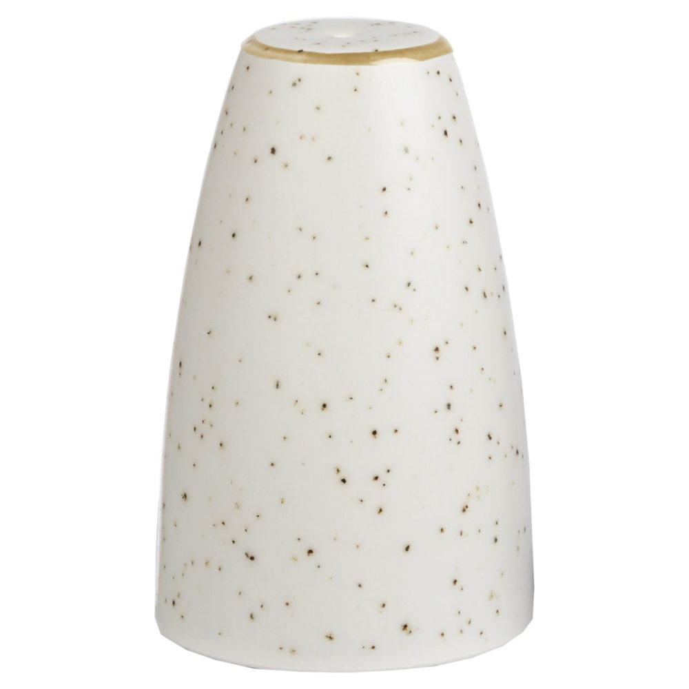 Churchill Profile Pfefferstreuer Stonecast Barley White; 7 cm (H); weiss/braun; 12 Stück / Pack