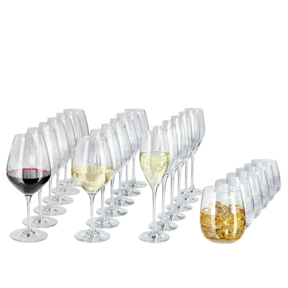 VEGA Gläser-Set Leya 24-teilig; 22.1 cm (H); transparent