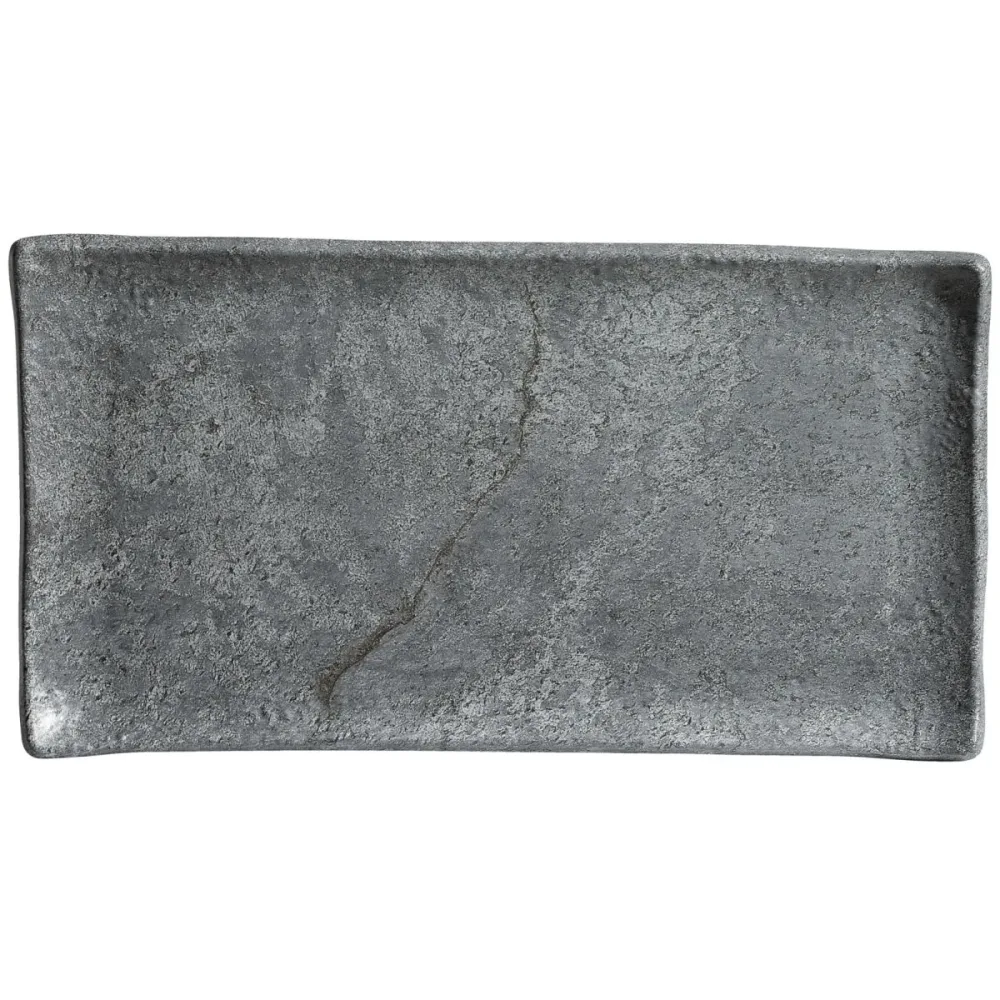 VEGA Platte Clawson mit Rand; GN 1/3, 32.5x17.6x2 cm (LxBxH); grau; rechteckig; 6 Stück / Pack