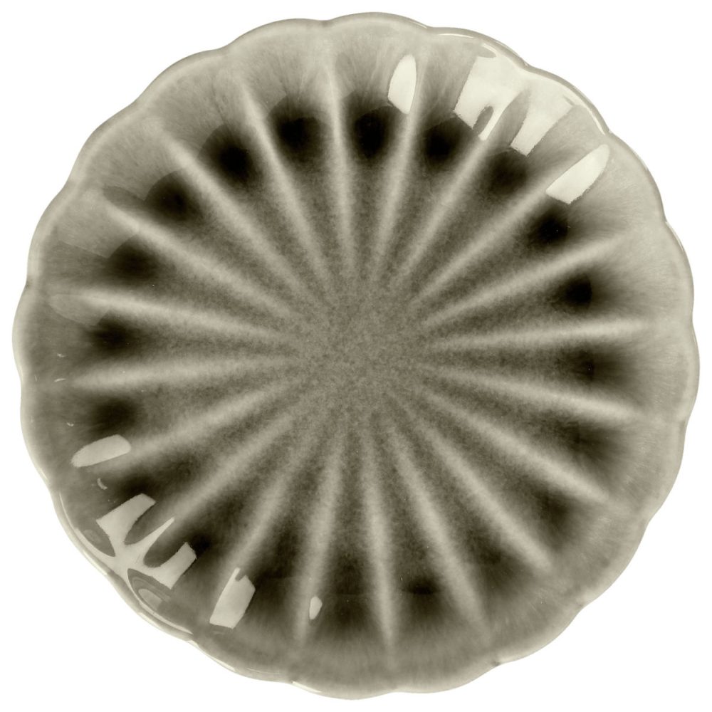 VEGA Teller flach Flora; 15.2x2.3 cm (ØxH); grau; rund; 6 Stück / Pack