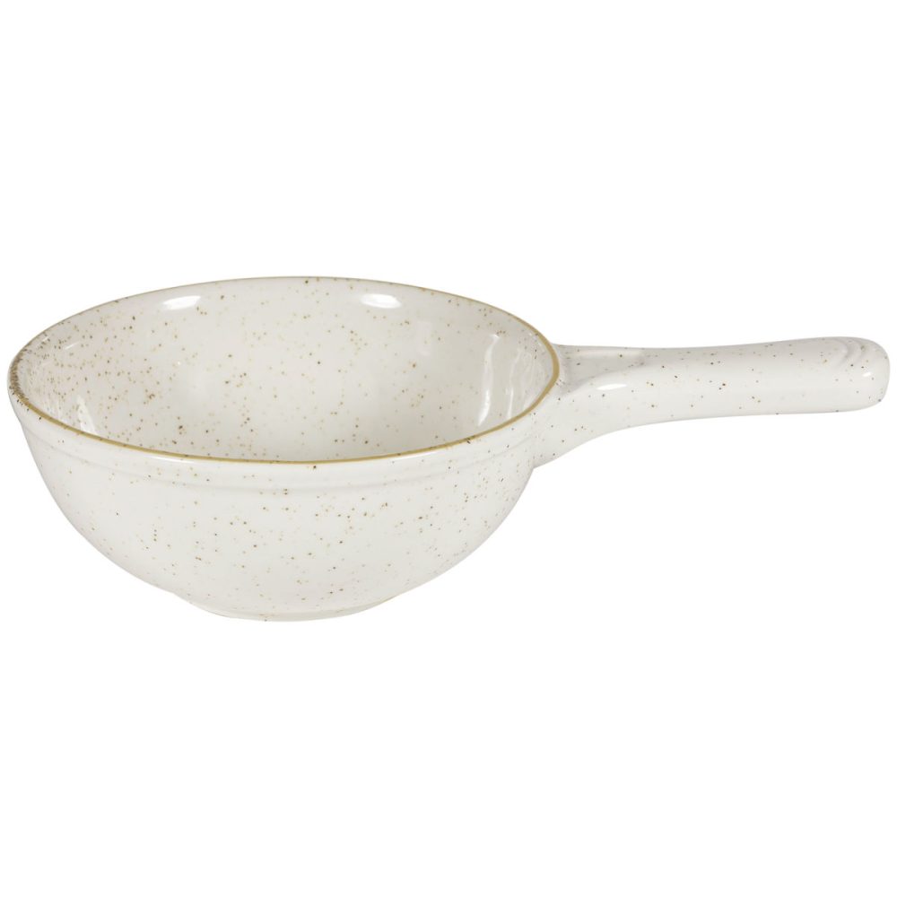 Churchill Servierpfanne Stonecast Barley White; 370 ml, 23 cm (Ø); weiss/braun; rund; 6 Stück / Pack