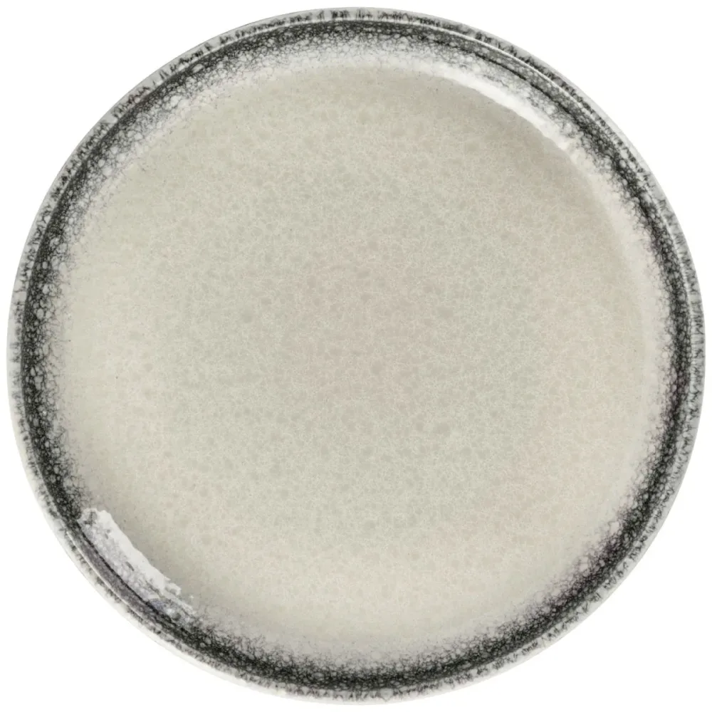VEGA Teller flach Nagoya; 28.5x3 cm (ØxH); weiss/grau; rund; 3 Stück / Pack
