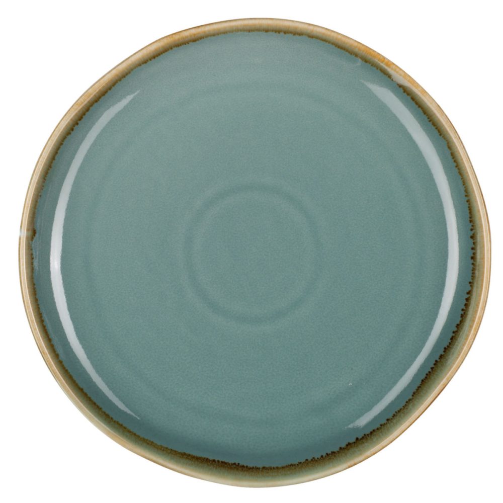 PULSIVA Teller Glaze 2.0 flach; 20 cm (Ø); blau; rund; 6 Stück / Pack