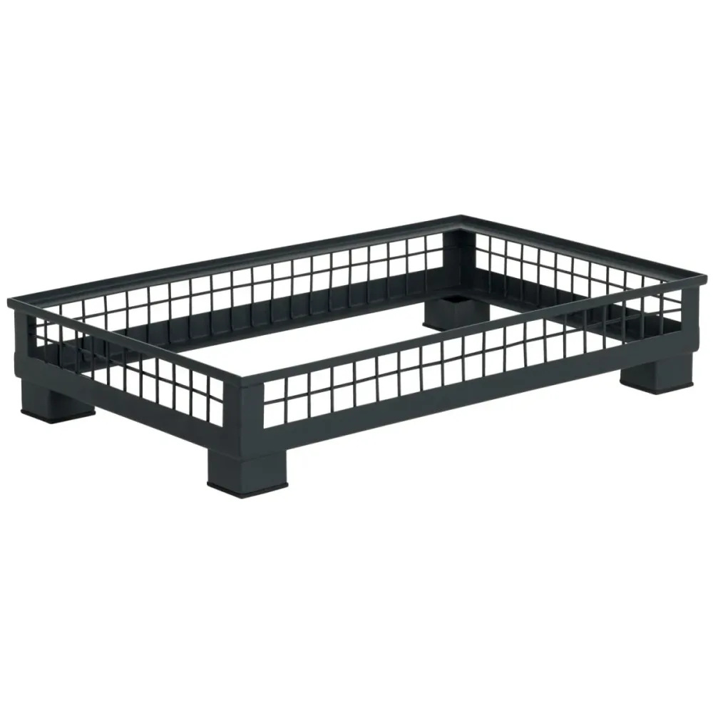 VEGA Grundbox Portland flach GN 1/1; 55.4x35.2x11 cm (LxBxH); anthrazit; rechteckig