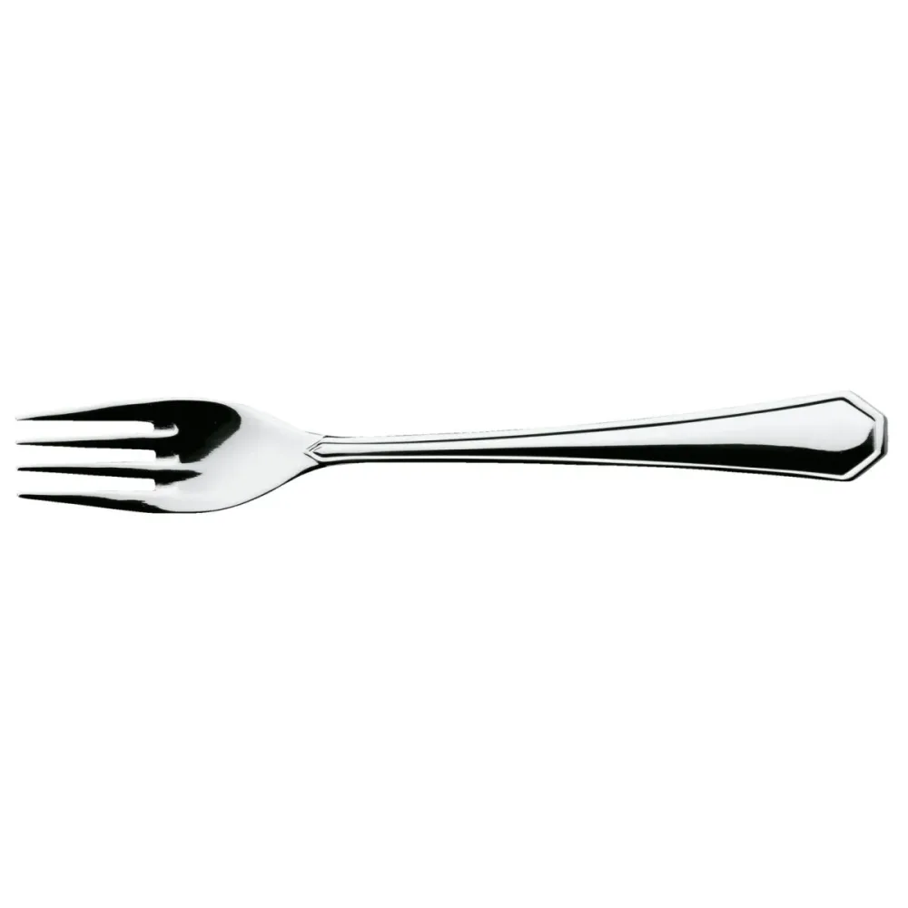 PULSIVA Vorspeisen-/Dessertgabel Tunis Basic; 17.7 cm (L); silber, Griff silber; 12 Stück / Pack