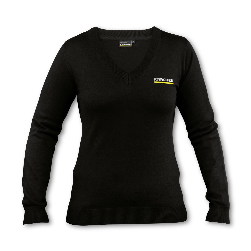 Kärcher - Feinstrickpullover Damen mit V-Ausschnitt, Gr. S
