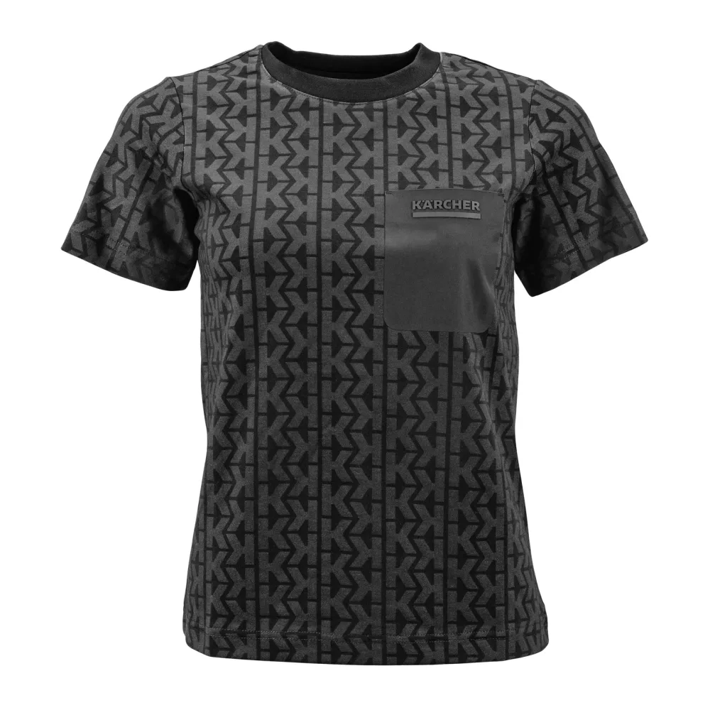 Kärcher - Damen T-shirt K-LINE Black Pattern, Größe XL
