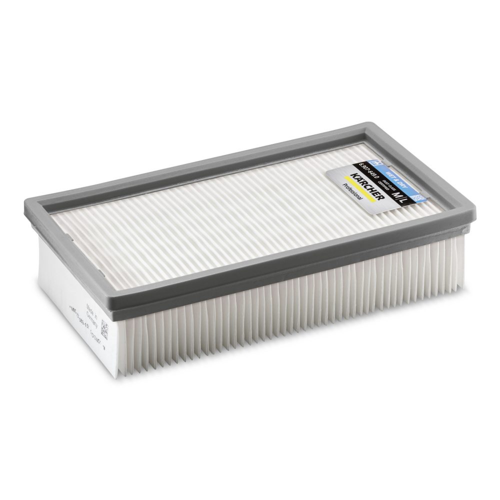 Kärcher - Flachfaltenfilter Wet & Dry, PES-Fasermaterial mit PTFE-Beschichtung, geeignet für NT 22/1 Ap Bp